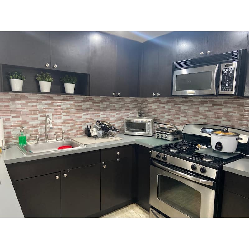 Art3d 12"x12" Vinyl Peel and Stick Backsplash Tile 10 Sheets