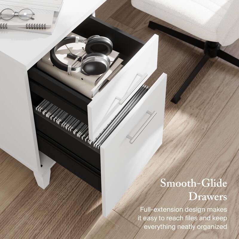 Somerset 72W 3 Position Sit to Stand L Shaped Desk by Bush Furniture