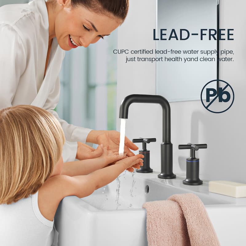Widespread Bathroom Sink Faucet Double Handle Bathroom Sink Faucet