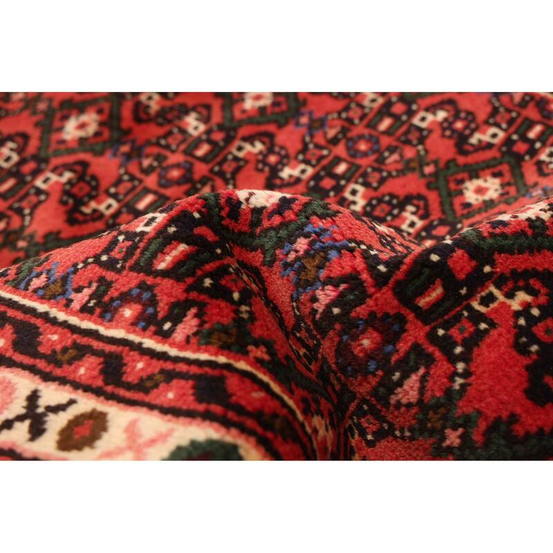 ECARPETGALLERY Hand-knotted Andelz Red Wool Rug - 2'6 x 9'5