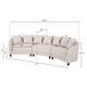 preview thumbnail 12 of 14, Covecrest Fabric Sofa by Christopher Knight Home