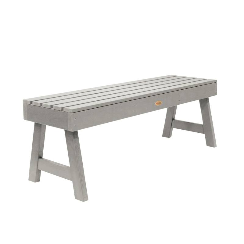 Highwood Weatherly 4-foot Eco-friendly Synthetic Wood Picnic Bench - Harbor Gray