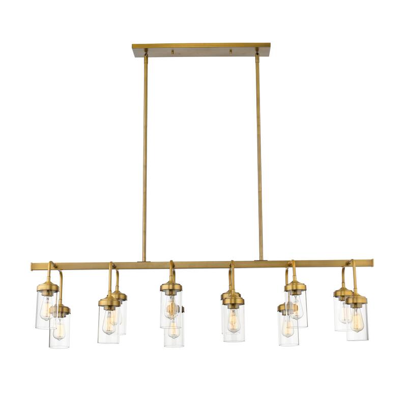 Z-Lite Calliope 60" Wide 12 Light Linear Chandelier
