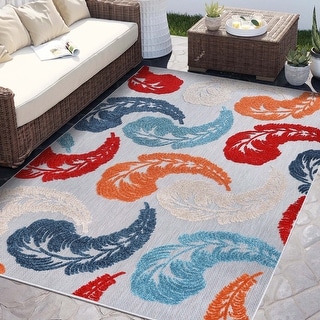 Superior Feather Modern Bohemian Indoor Outdoor Area Rug - Bed Bath ...