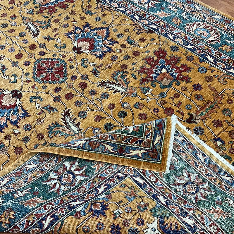 HERAT ORIENTAL Handmade Oushak Wool Rug - 5'9" x 8'5"