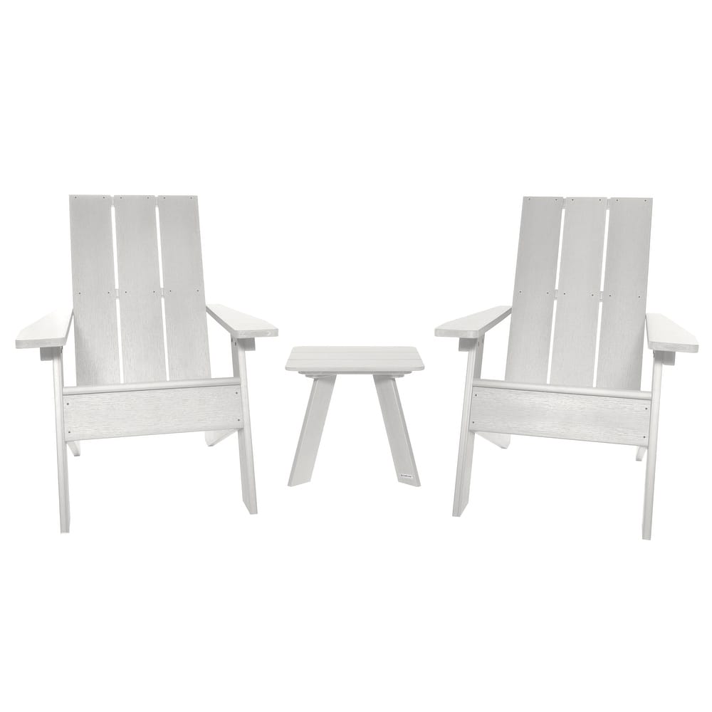 HIGHWOOD 3-piece Adirondack Chairs and Side Table Set