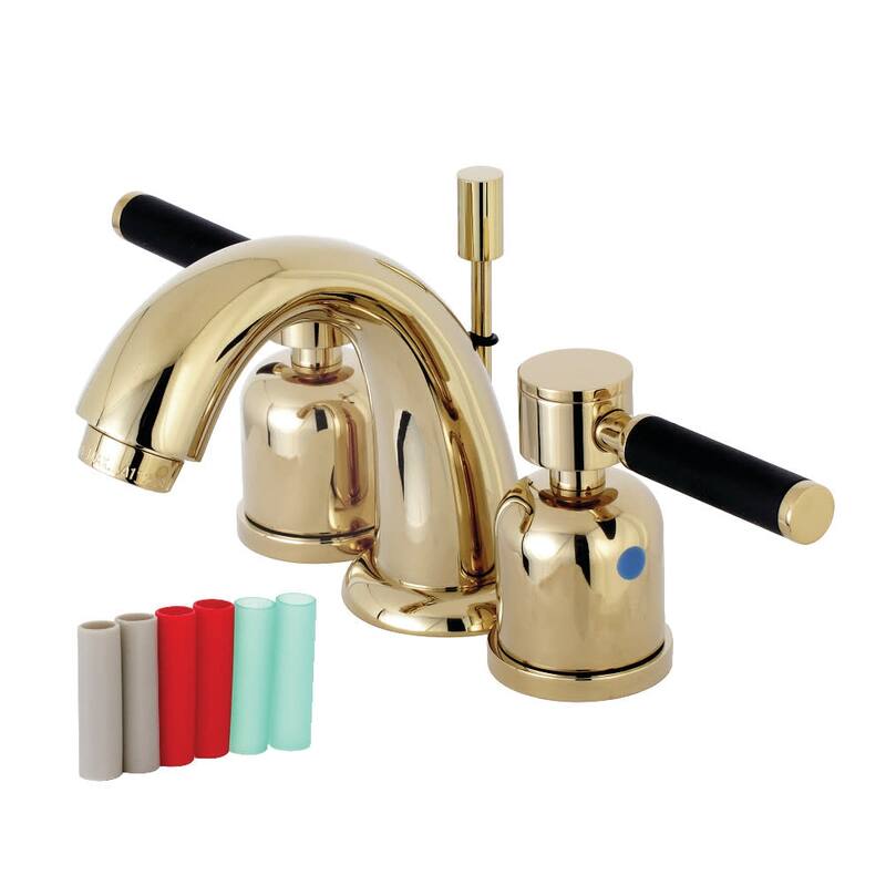 Kingston Brass Kaiser 1.2 GPM Widespread Bathroom Faucet with - Polished Brass