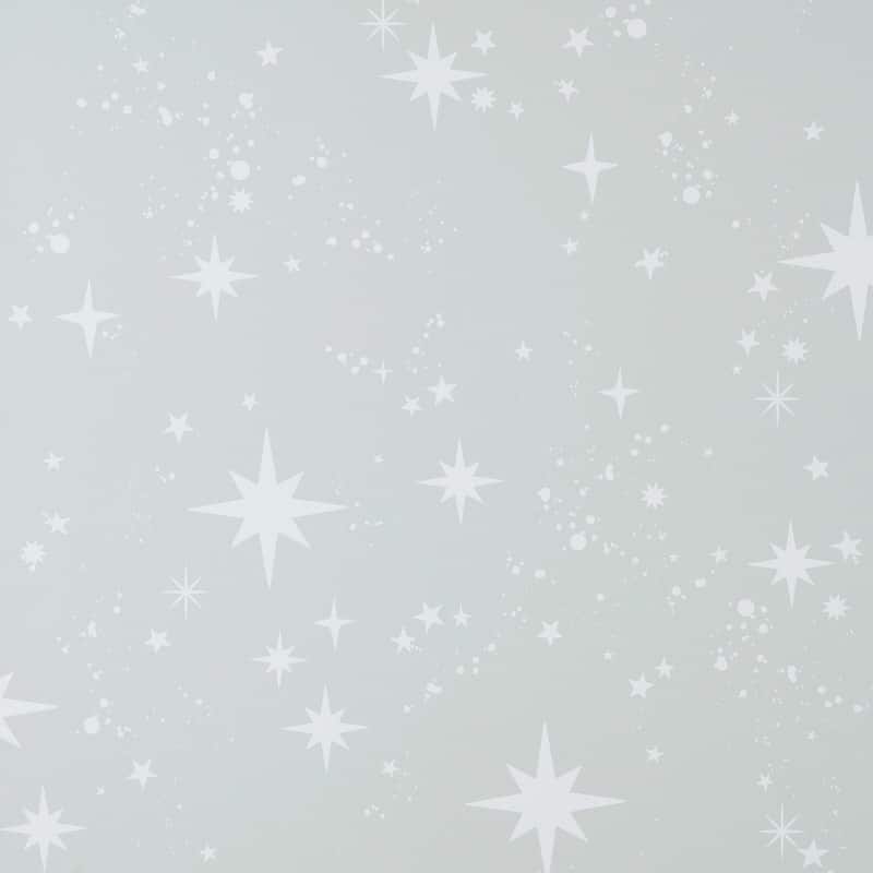 InHome Grey Scattered Stars Peel & Stick Wallpaper