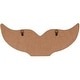 preview thumbnail 6 of 4, Whale Tail Wall Hook for Nursery, Nautical Home Decor (15.5 x 6.75 x 1 in, Blue)