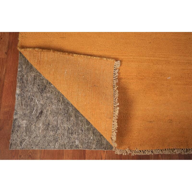 Modern Gabbeh Oriental Area Rug Hand-Knotted Wool Carpet - 5'5" x 7'5"