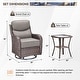 preview thumbnail 34 of 187, Outdoor Patio Sofa Swivel Chair with 6-Inch Thick Cushions Set