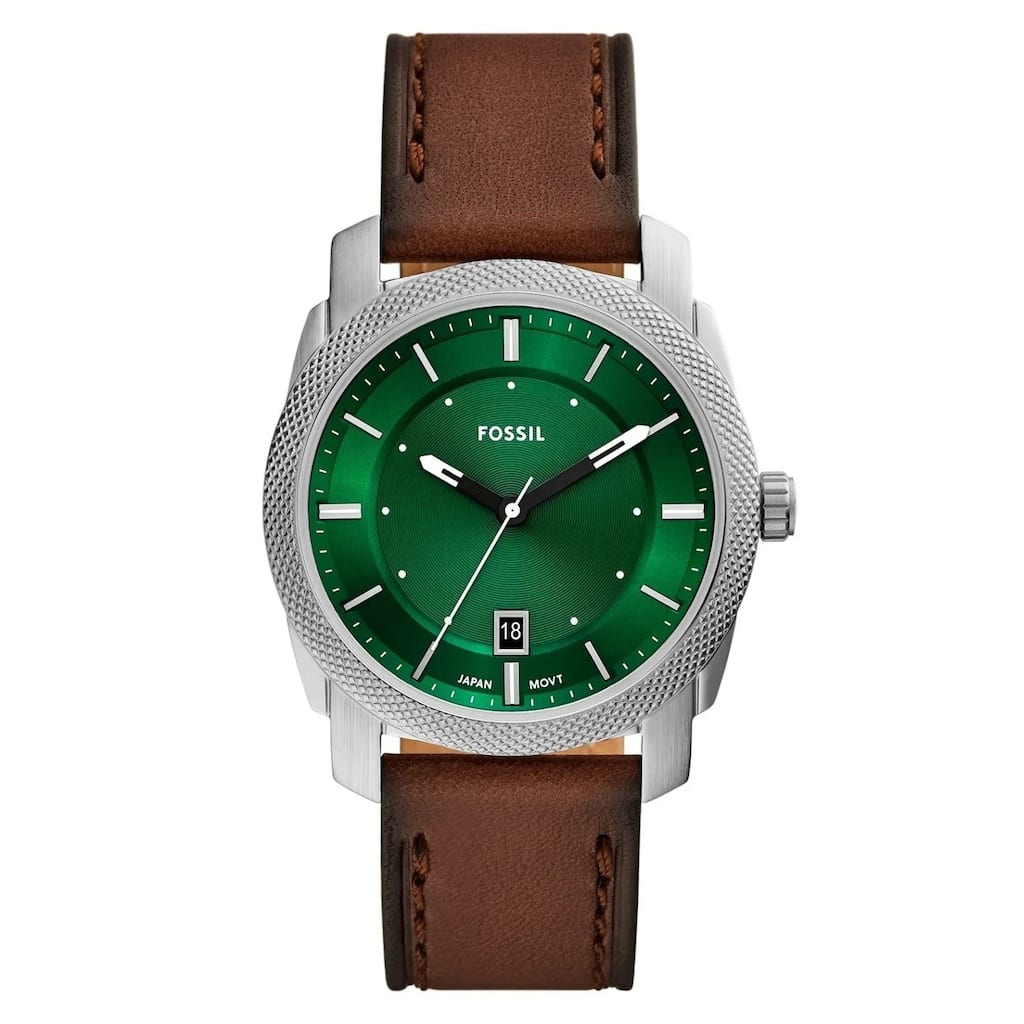 Fossil Men's Classic Green Dial Watch - FS6085 - One Size