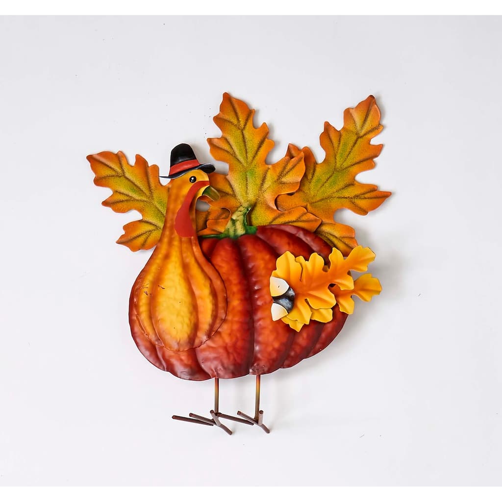 13" x 15" Standing Metal Turkey