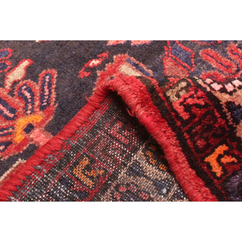 ECARPETGALLERY Hand-knotted Andelz Black Wool Rug - 3'4 x 7'6