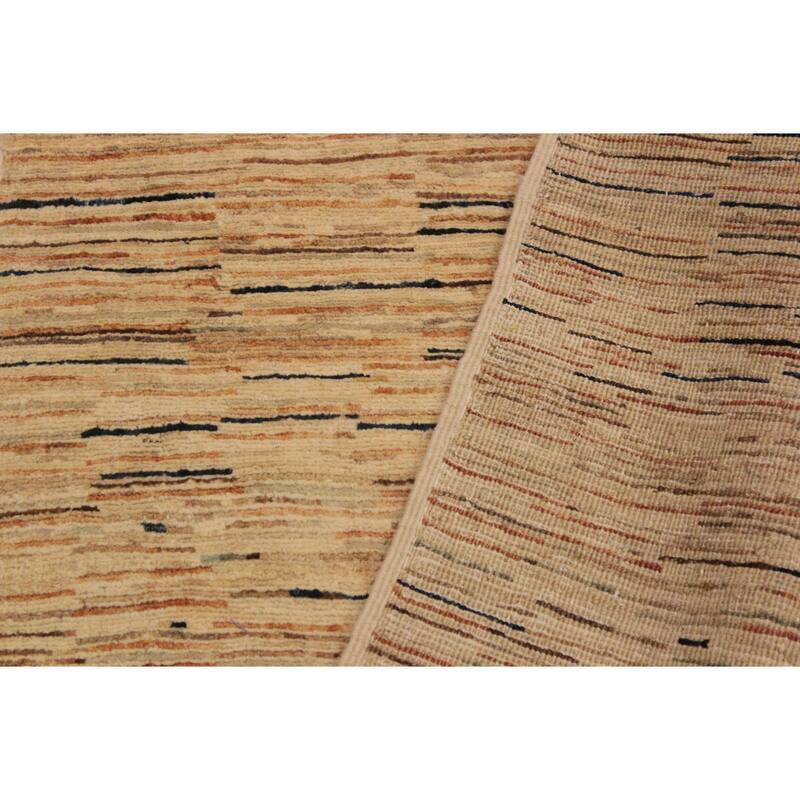 Boho Earthline Gabbeh Hand Knotted Wool Area Rug