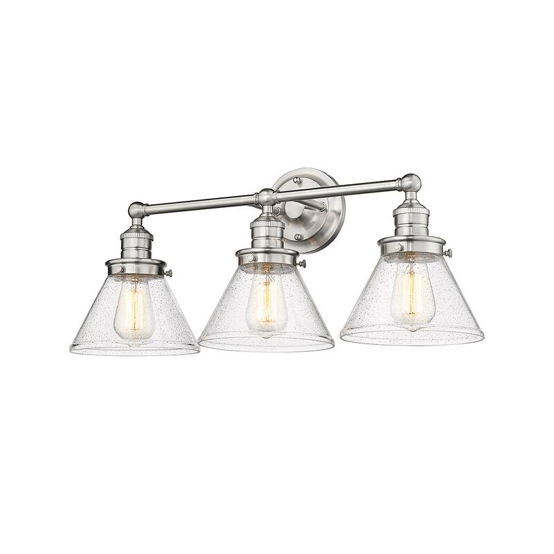 Millennium Lighting Eyden 2 Light Vanity Light with Clear Seedy Glass Shades