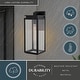 preview thumbnail 5 of 4, Vaxcel Lighting T0777 Uptown 16" Tall Outdoor Wall Sconce