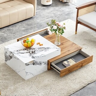 Coffee table equipped with drawers for storage - Bed Bath & Beyond ...