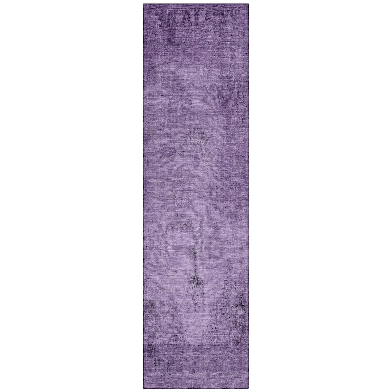 Machine Washable Indoor/ Outdoor Chantille Traditional Vintage Rug