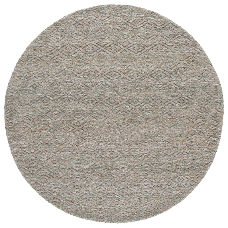 SAFAVIEH Handmade Harvest Kazuho Rug - 6' Round - Green/Beige