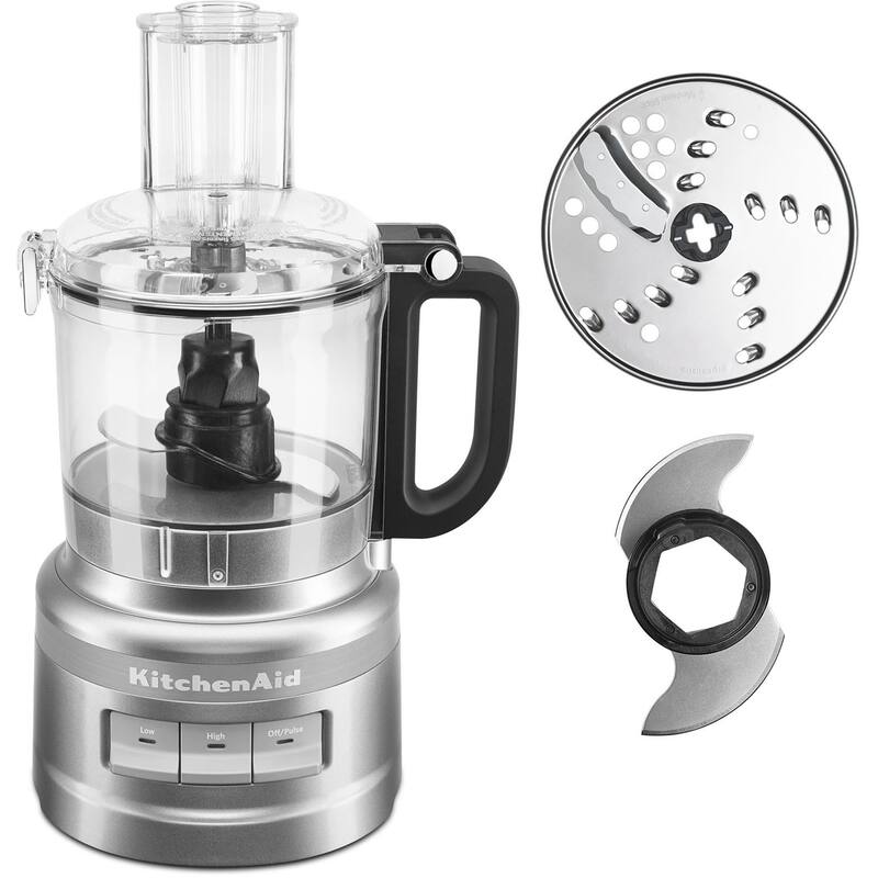 KitchenAid Easy Store 7-Cup Food Processor in Contour Silver