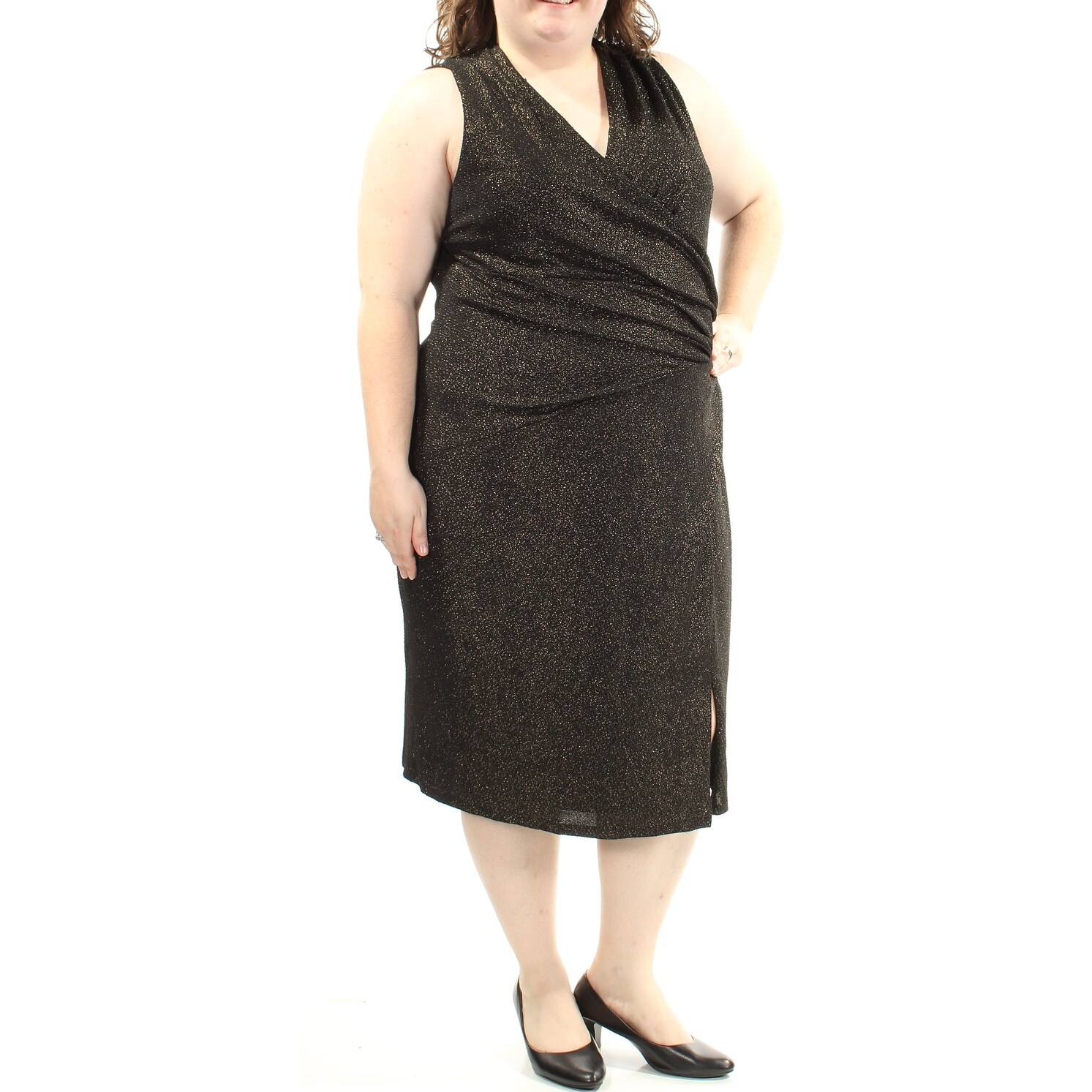 gold dress size 20