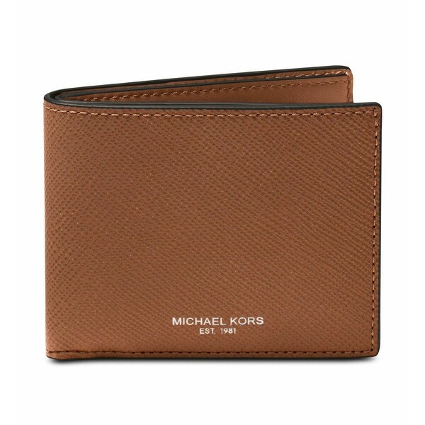 Shop Michael Kors Men's Wallet Brown Harrison RFID Billfold Bifold ...