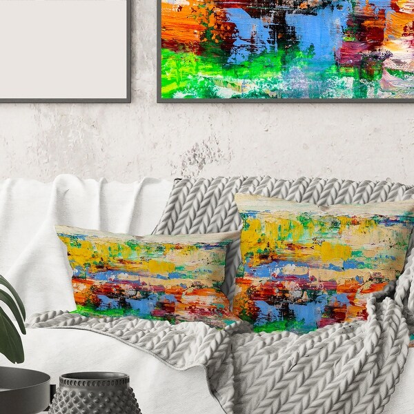 modern art throw pillows