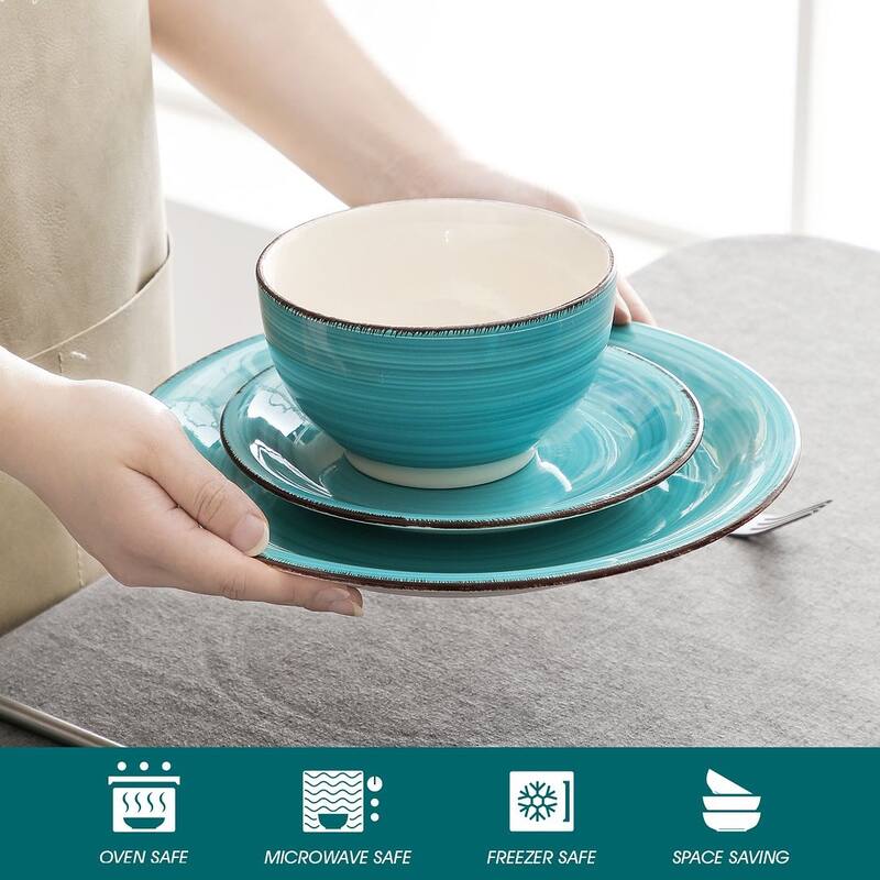 vancasso 32-Piece Exquisite Stoneware Dinnerware Set (Service for 8)