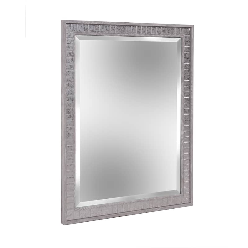 Allan Andrews Metropolis Gray Framed Wall and Accent Mirror