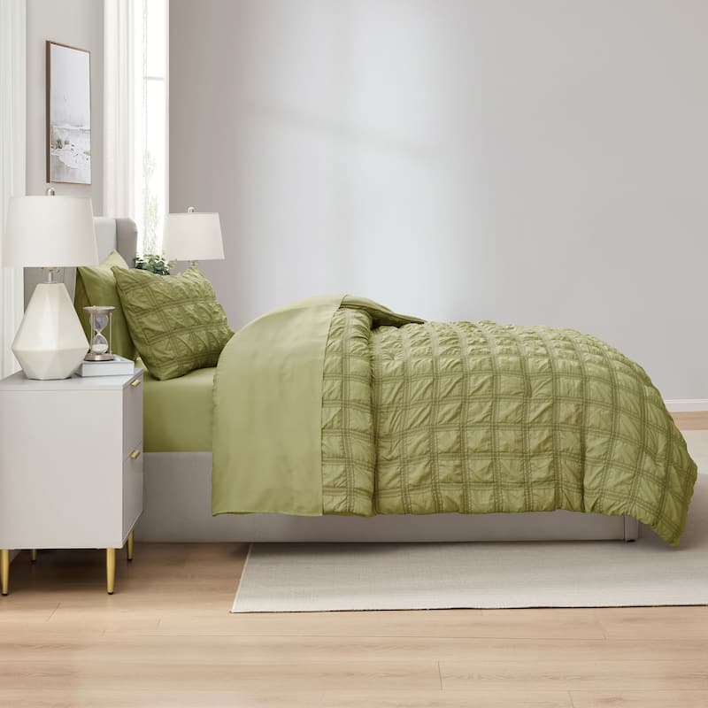 Empyrean Modern Comforter Seer Sucker