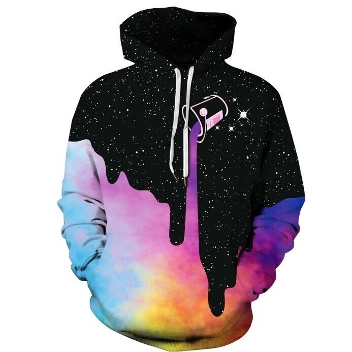 Guys 3d milk print hooded sweatshirt clearance