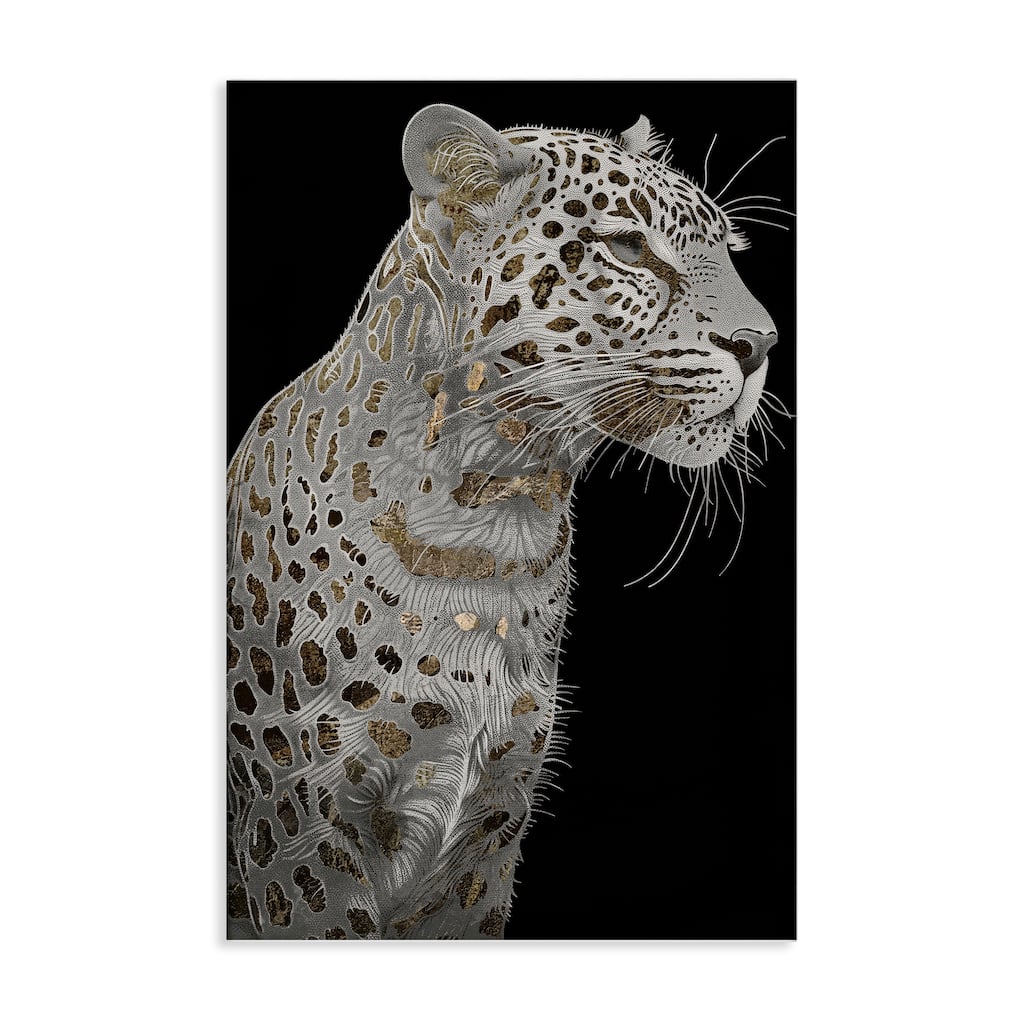 Stupell Elegant Glam Leopard Spots Canvas Wall Art Design By Sasha