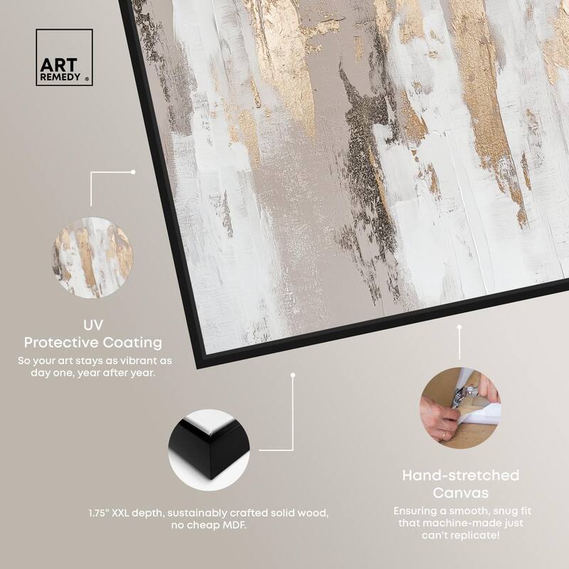 Gilded Brilliance I Canvas by Art Remedy