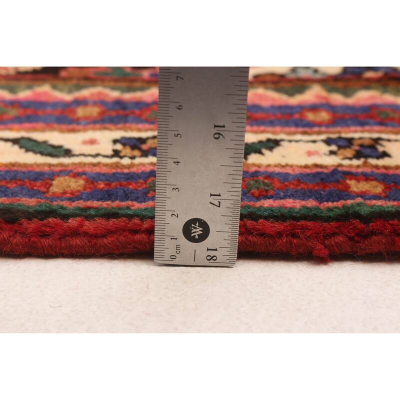 ECARPETGALLERY Hand-knotted Anadol Red Wool Rug - 3'6 x 9'5