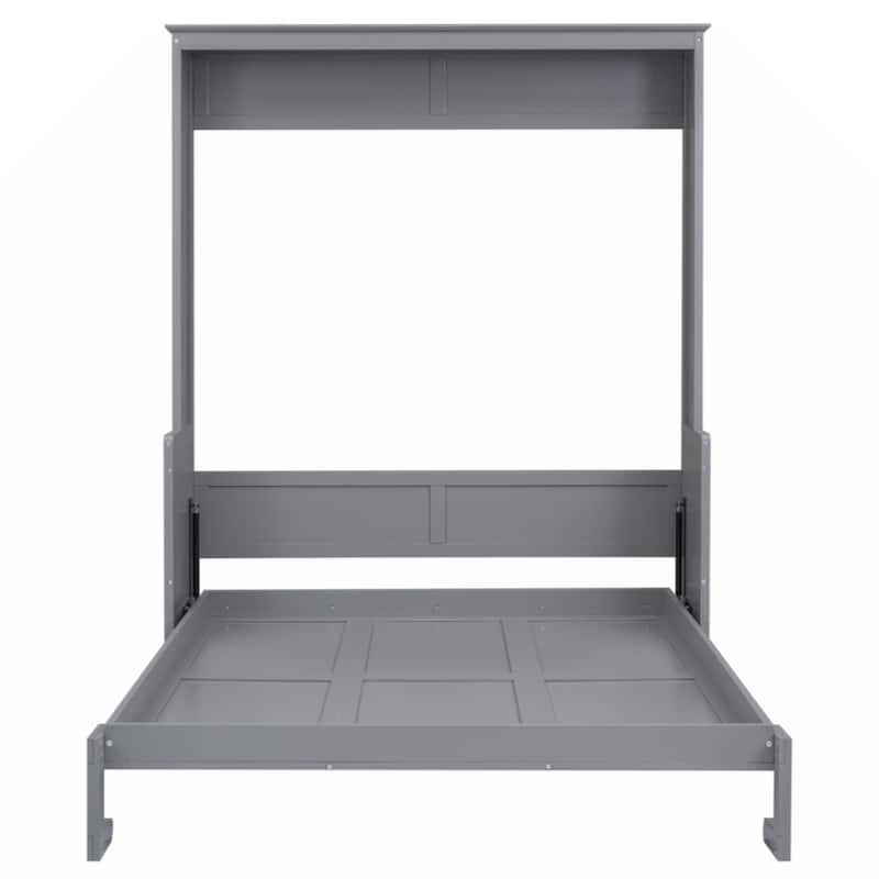 Queen Size Murphy Bed with a Shelf
