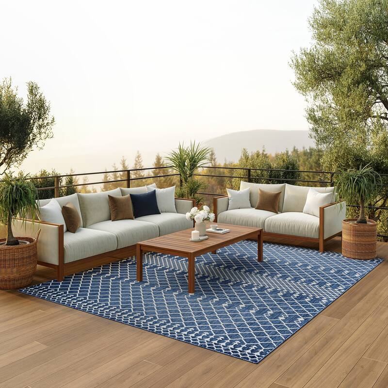 Nourison Positano Indoor/Outdoor Moroccan Area Rug