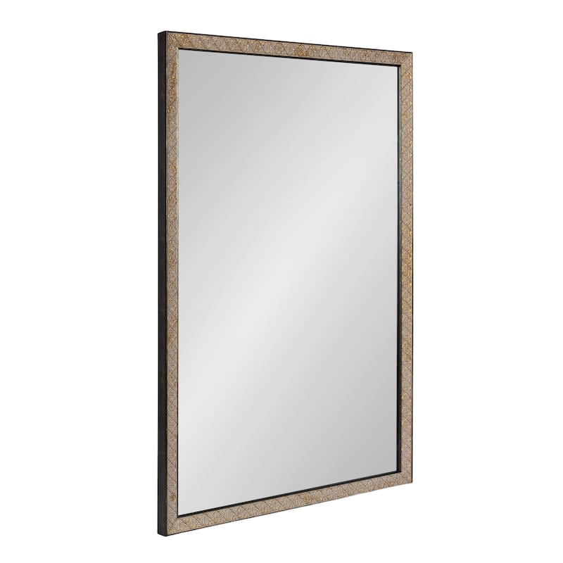 Kate and Laurel Soniva Rectangle Wall Mirror - 24x36 - Gold