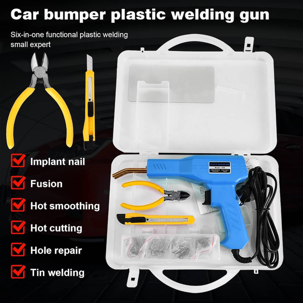 Plastic Welder Garage Tools Hot Staplers Machine Staple PVC Plastic