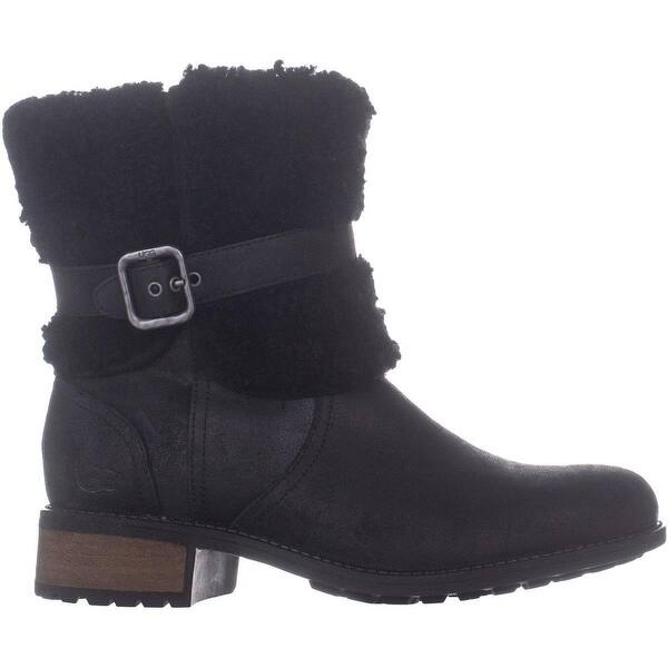 Shop Ugg Blayre Ii Winter Boots Black 6 5 Us 37 5 Eu Free