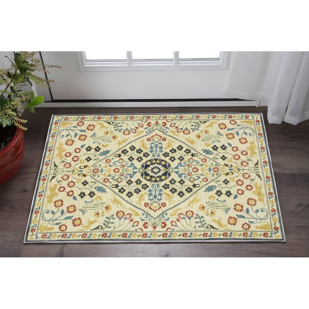 HomeRootsOriental Traditional Runner Area Rug