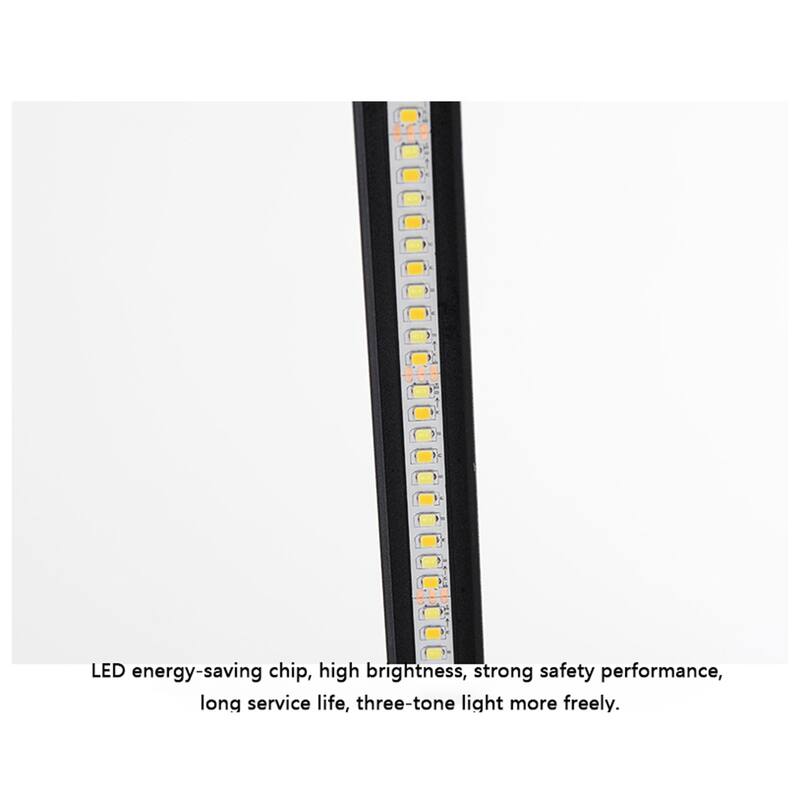 62.99-Inch Modern Led Arc Creative Long-Arm Fishing Lamp with Foot Switch