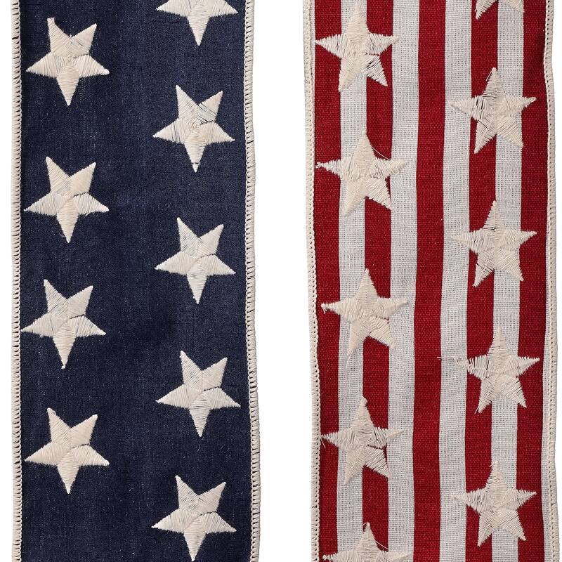 4"X5Y Americana Star Ribbon