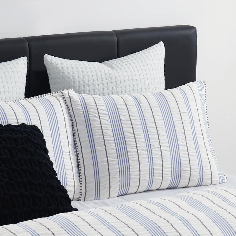 DKNY Seersucker Stripe Duvet Set