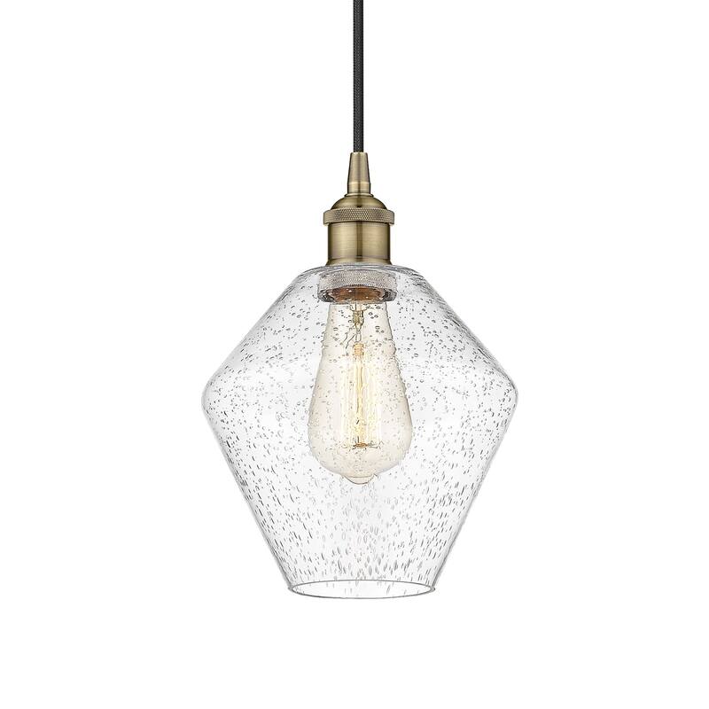 Innovations Lighting 616-1P-11-8 Cindyrella Pendant Cindyrella 8" Wide - Antique Brass / Seedy