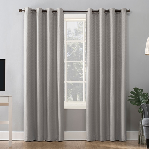 Shop Sun Zero Kenji Woven Scalloped Theater Grade Extreme
