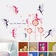 preview thumbnail 3 of 4, Walplus Fairies Red Dandelion Flowers Kids Wall Sticker Nursery Decor