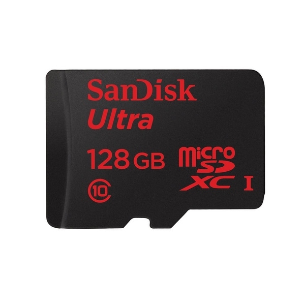 SanDisk 128GB microSDXC Memory Card Ultra Class 10 UHS-I with SD Adapter