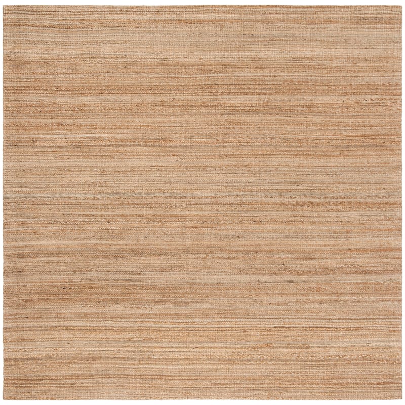 SAFAVIEH Handmade Cape Cod Snezanka Coastal Jute Rug - 6' Square - Natural