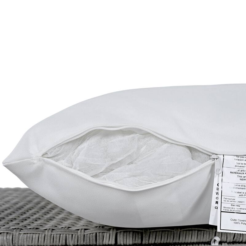 5-Piece Outdoor Rattan Sectional Sofa Set with Dining Table, Bench, and 2 Extendable Side Tables